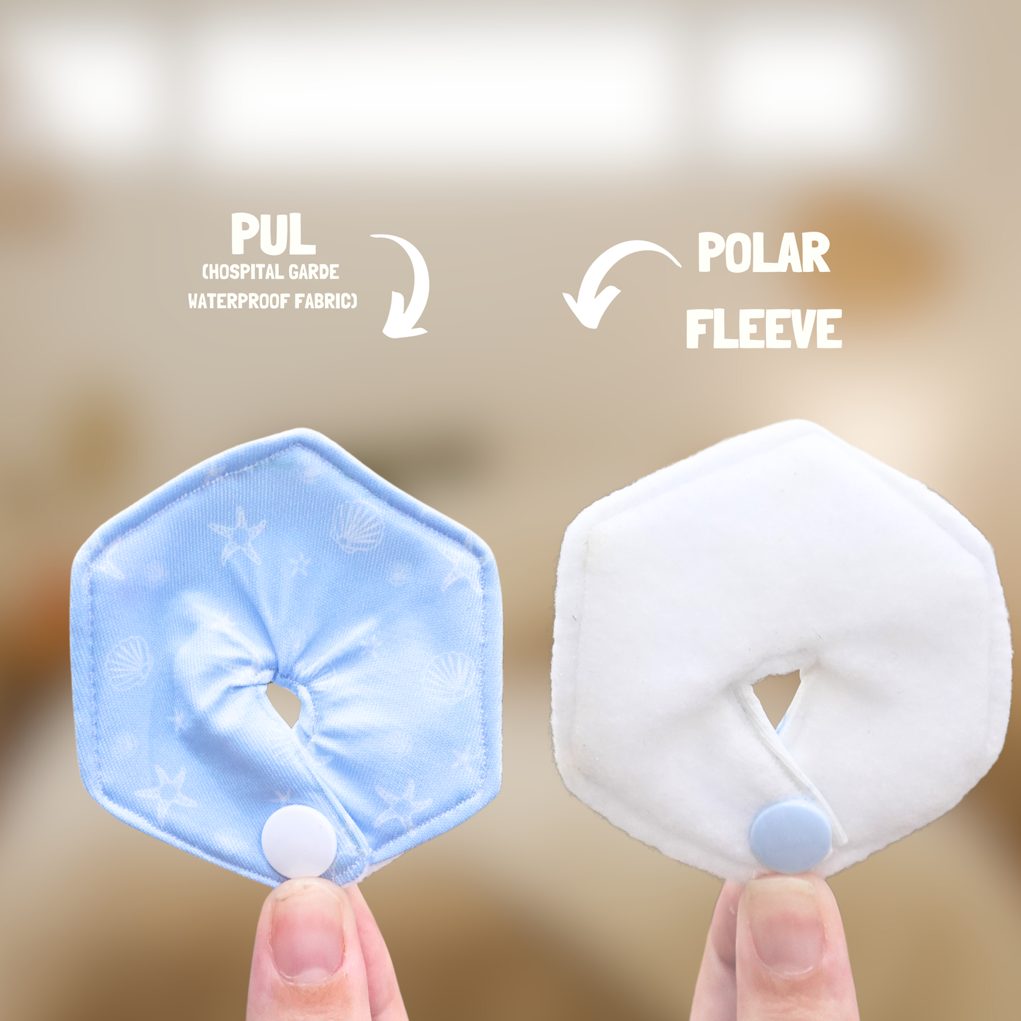 Blue Seashells Tube Items