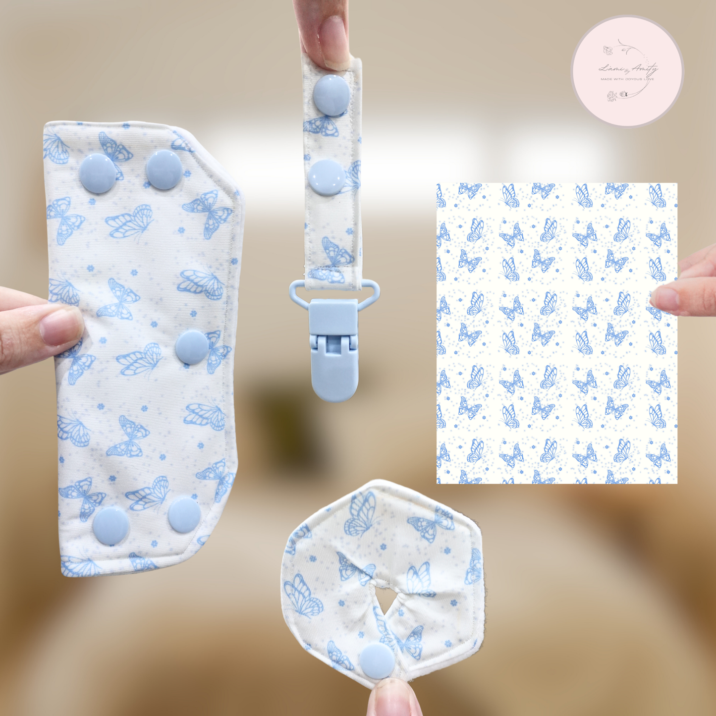 Blue Butterfly Tube Items
