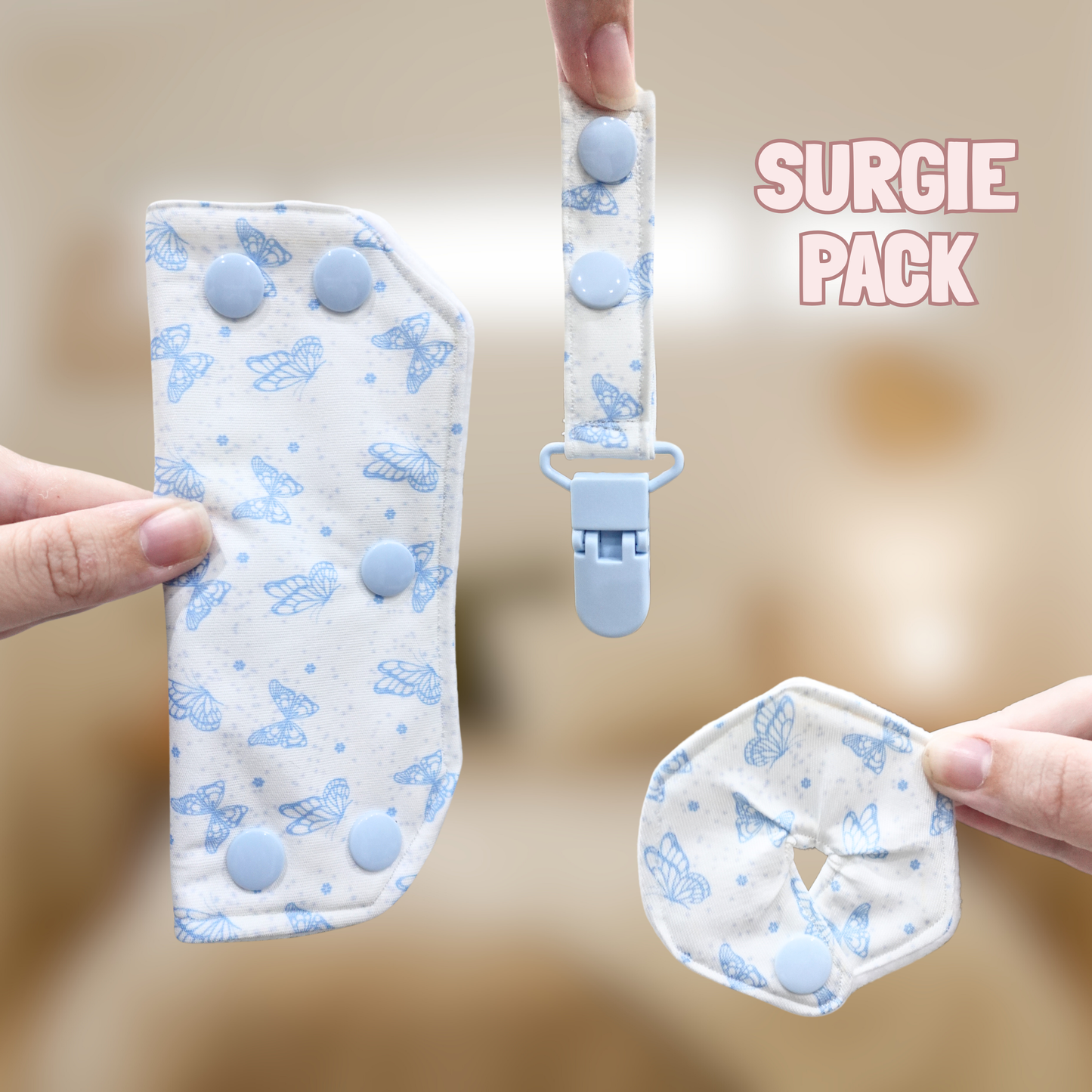 Blue Butterfly Tube Items