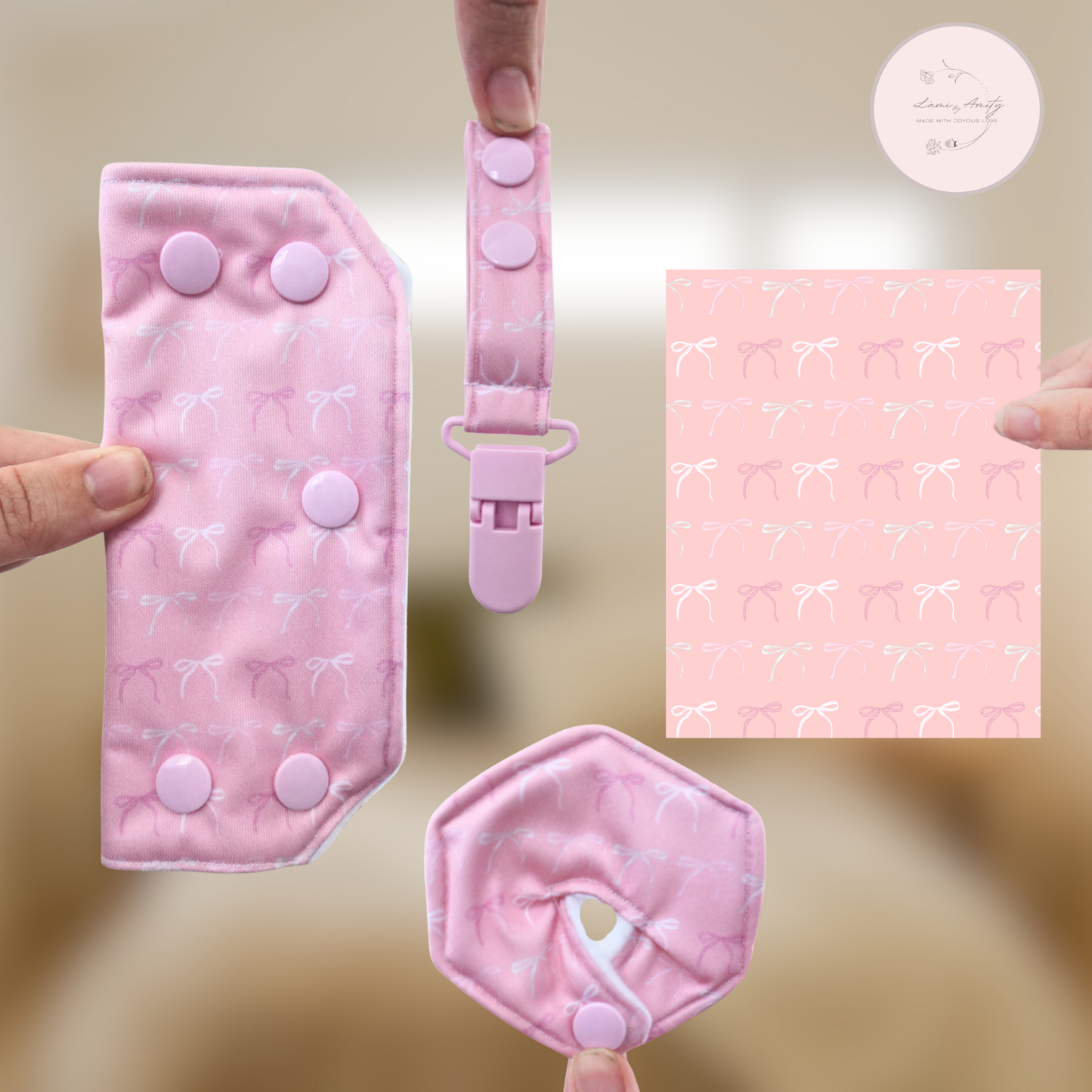 Pink Coquette Bows Tube Items